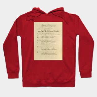 Vivaldi | Summer, original handwritten text by Antonio Vivaldi | The four Seasons Hoodie